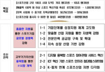 정부, 2028년까지 스포츠산업 100조 원 시장 키운다 ‘제4차 스포츠산업 진흥 중장기 계획’ 발표…스포츠기업 경쟁력 강화 스포츠산업 종사자 44만 명 → 60만 명…헬스장·수영장 소득공제 도입